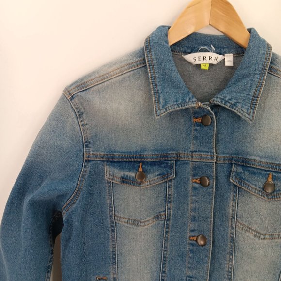SERRA MEDIUM DENIM JACKET - Picture 3 of 16